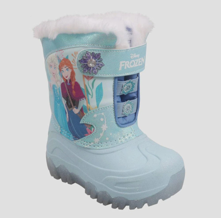 frozen Toddler Girls Faux Fur Winter Boots toddler size 6