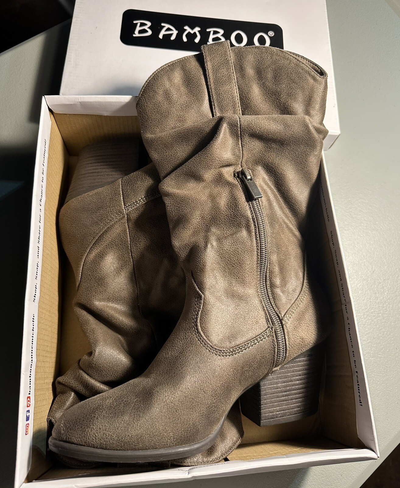 Bamboo Women Boots Size 6 1/2