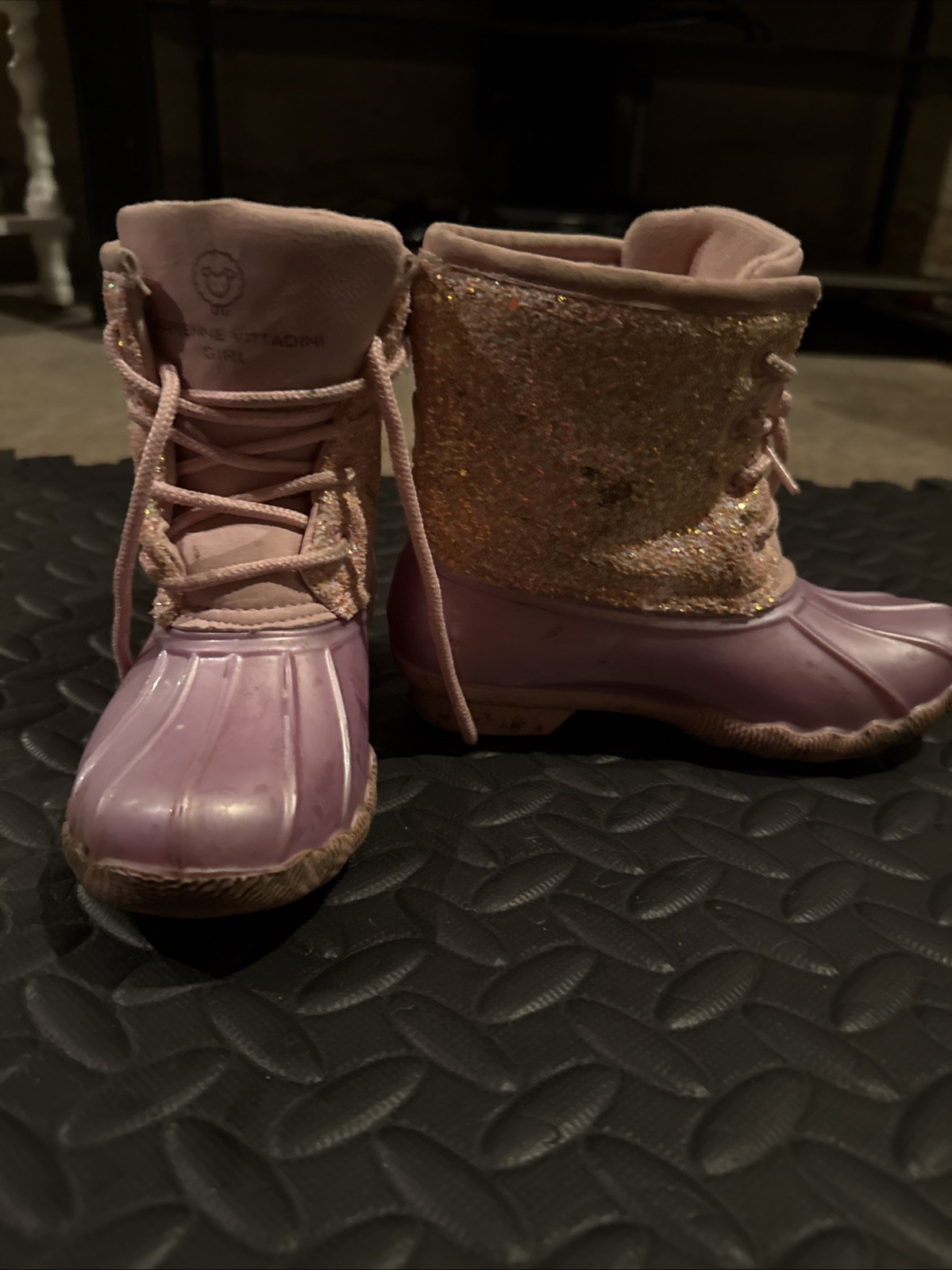 Adrienne Vittadini Girls Boots Size 12