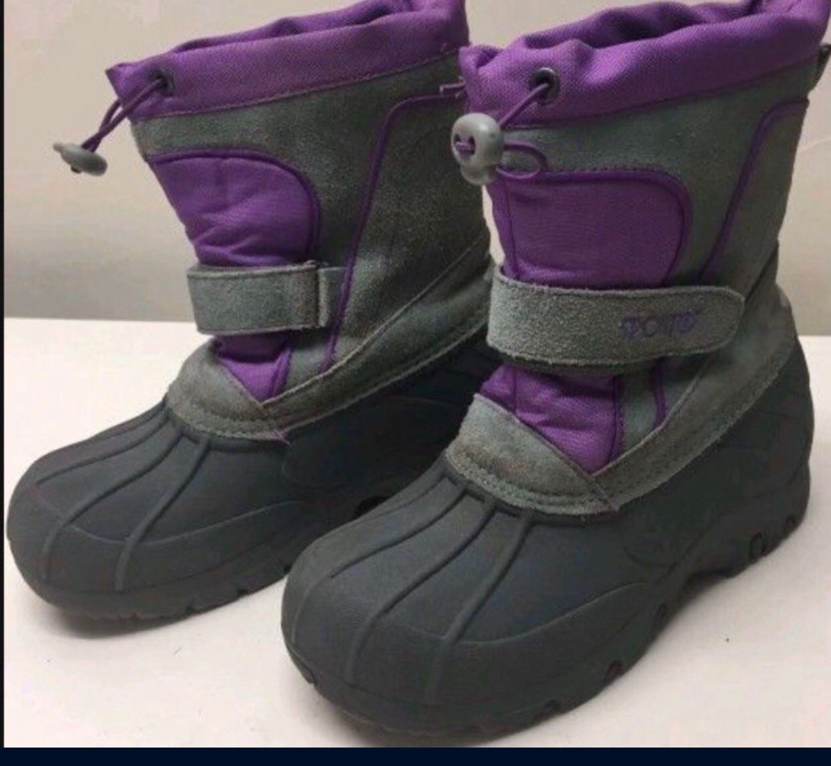 SPORTO. Women Winter Boots Purpl/ Black Thinsulate. Sz  5 M Great Preowned Condi