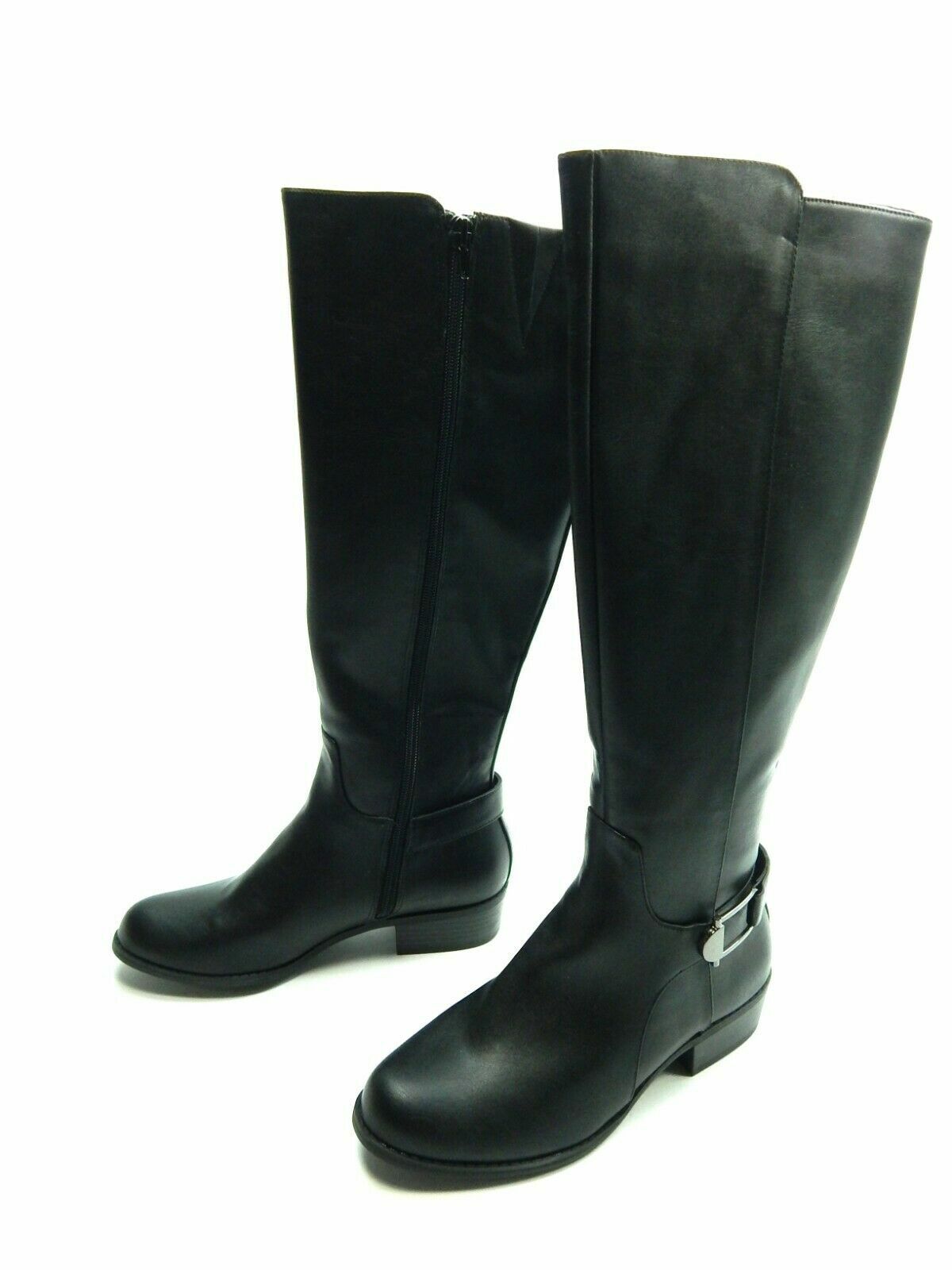 ALFANI KALLUMMP BLACK TALL MEDIUM WOMEN BOOTS SIZE 6 M Wide Calf