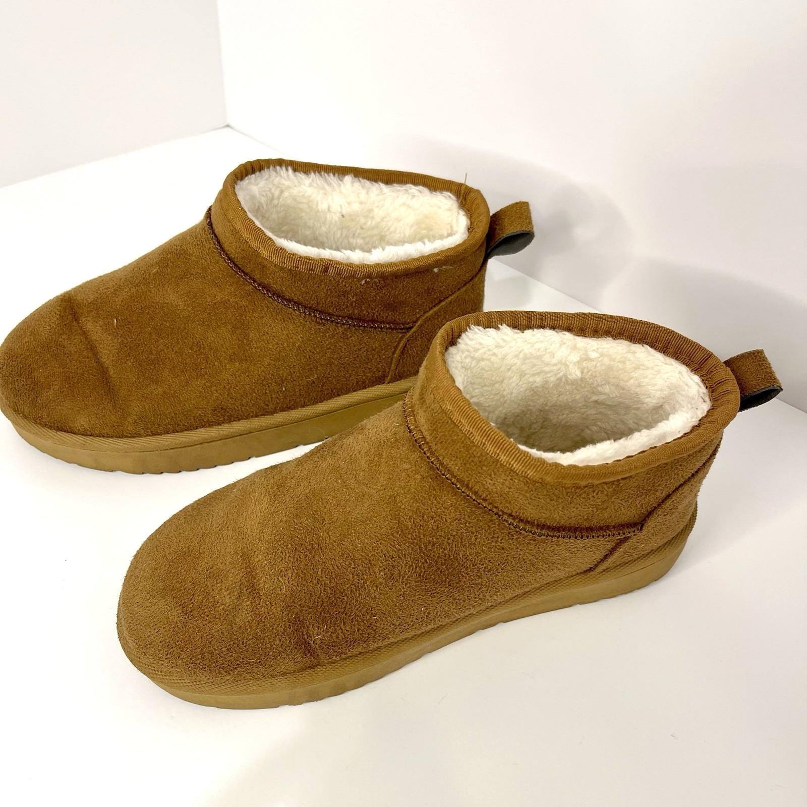 Shein Girls Winter Boots Fur Lined Ankle Size EUR 36