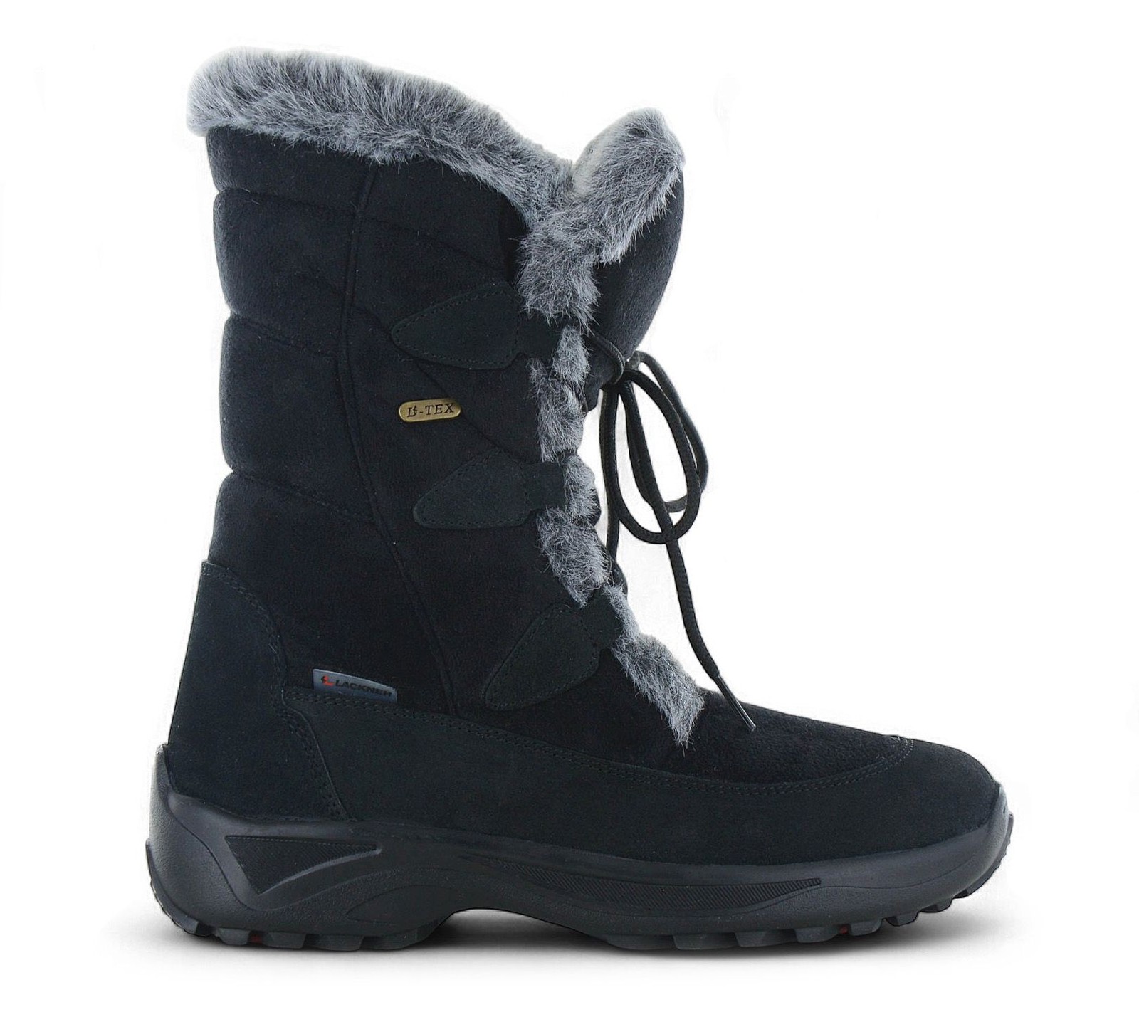 Lackner Kitzbühel Renate TX – Winter Boots With Integrated Spikes Black NEW