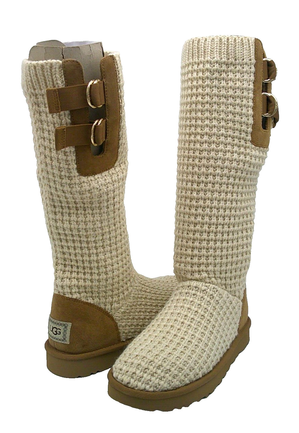 UGG CLASSIC SOLENE TALL WOMEN BOOTS CHESTNUT/ OATMEAL US 11 /UK 9 /EU 42