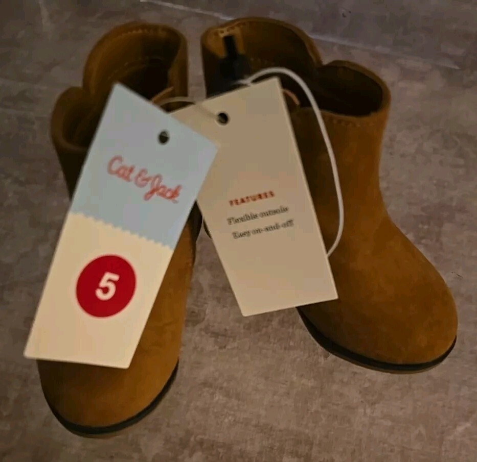 Cat & Jack Toddler Girls Boots Size 5
