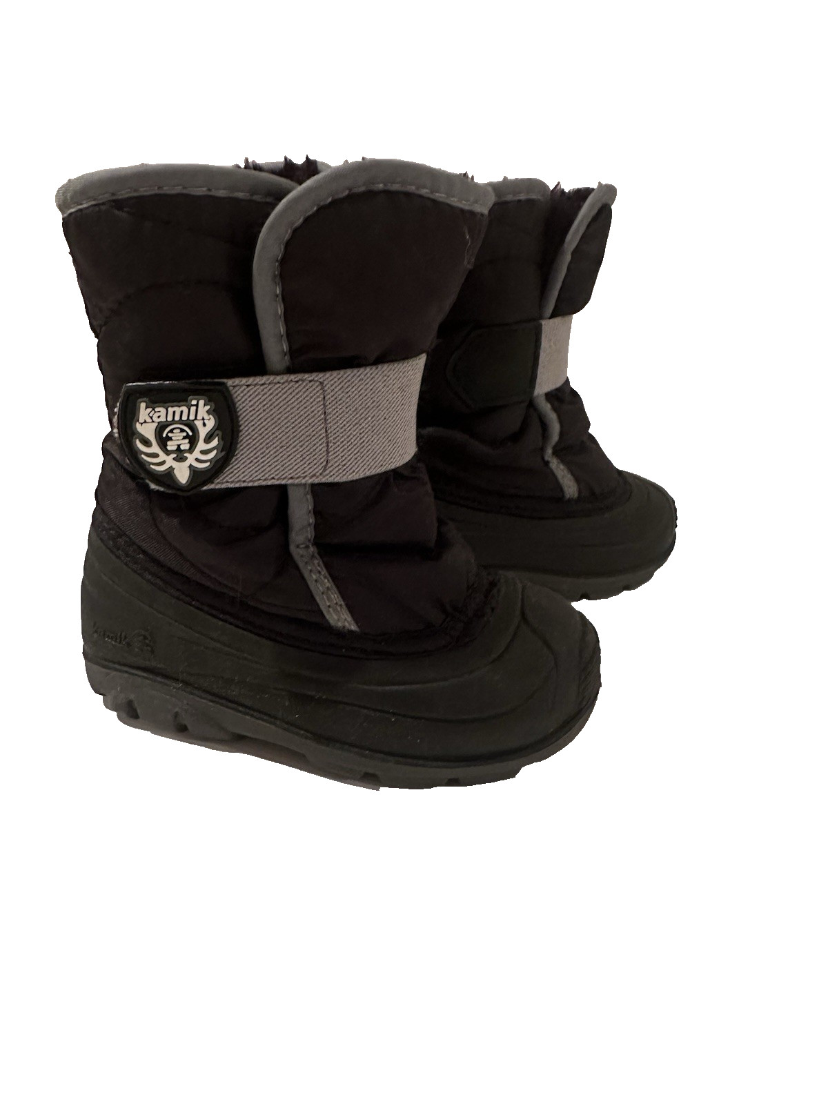 Toddler Kamik Snowbug Boys Girls Winter Boots  waterproof insulated Black Sz 7