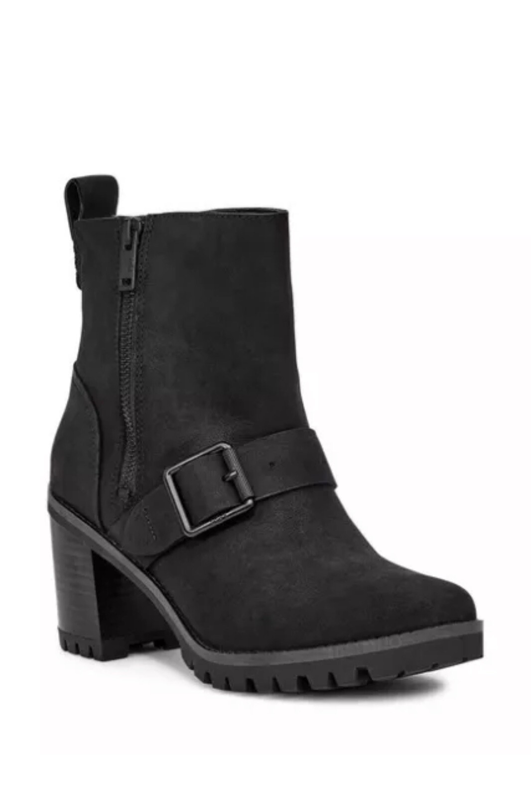 UGG FERN BLACK WATERPROOF WOMEN BOOTS LEATHER US 9 /UK 7 /EU 40