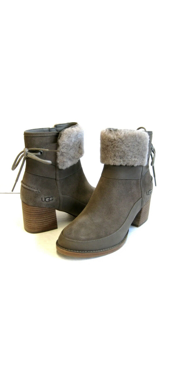 UGG KIRKE WOMEN BOOTS SUEDE MOLE US 8.5/6.5