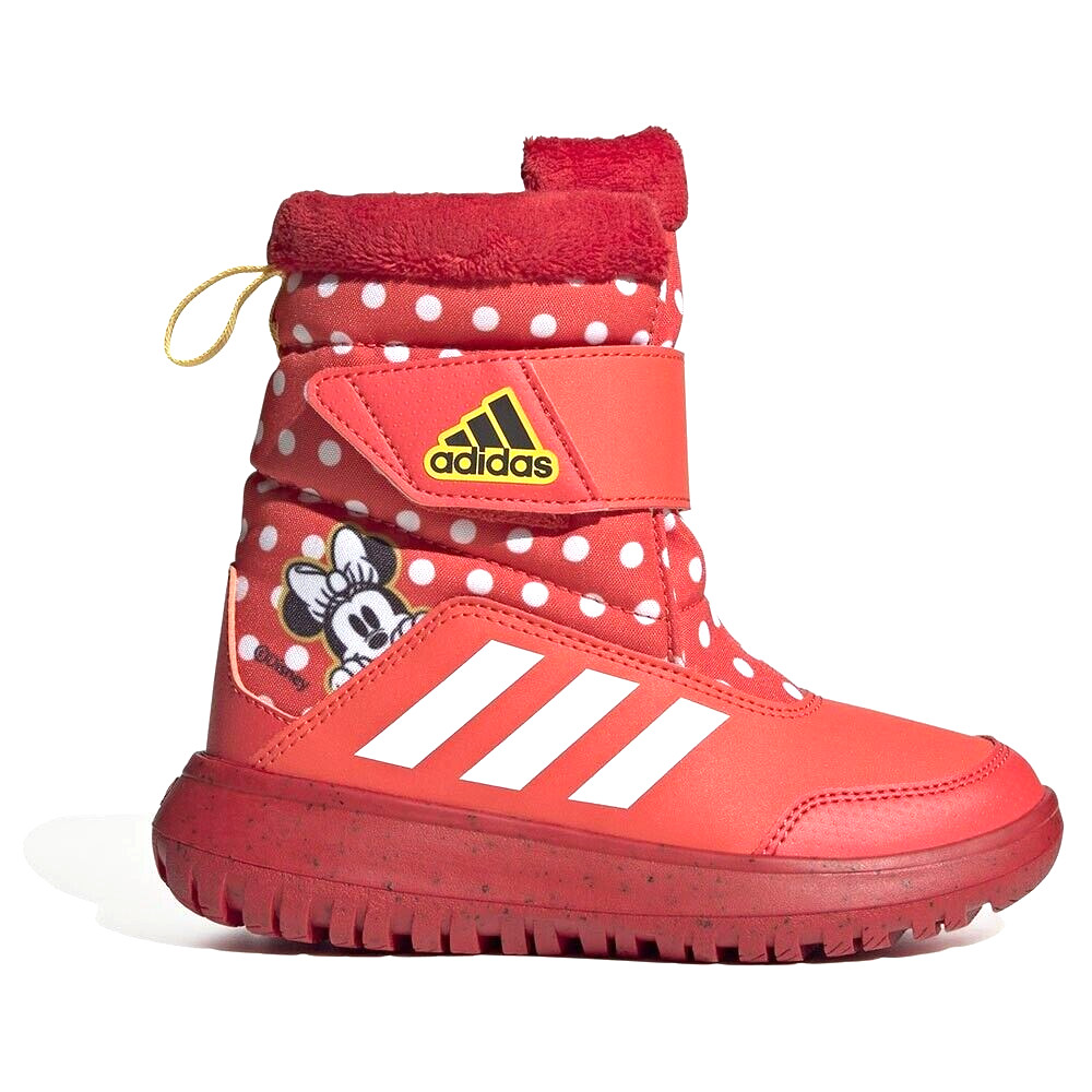 new adidas WINTERPLAY MINNIE MOUSE girls BOOTS sz 1 or 2 red Disney snow shoes