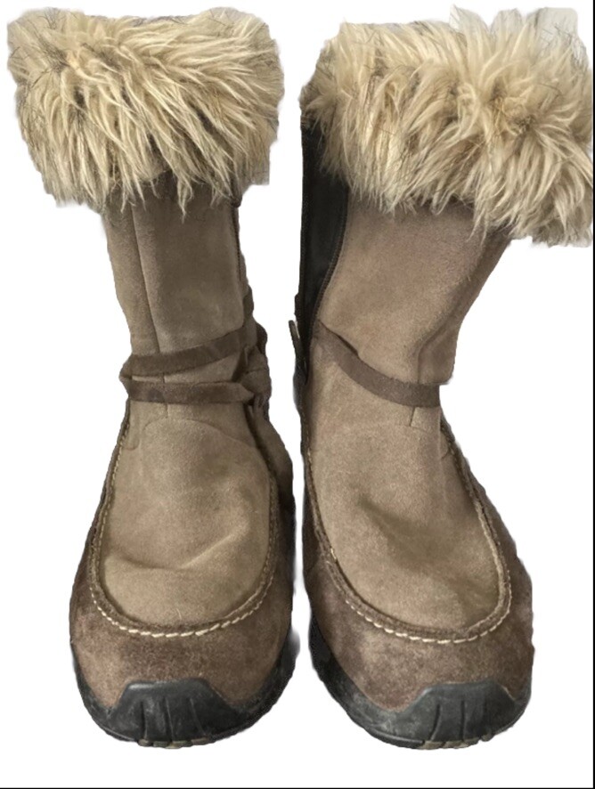 Sorel Women Boots Northern Lite Winter Thinsulate NL1431 265 Suede Beige Sz 9.5