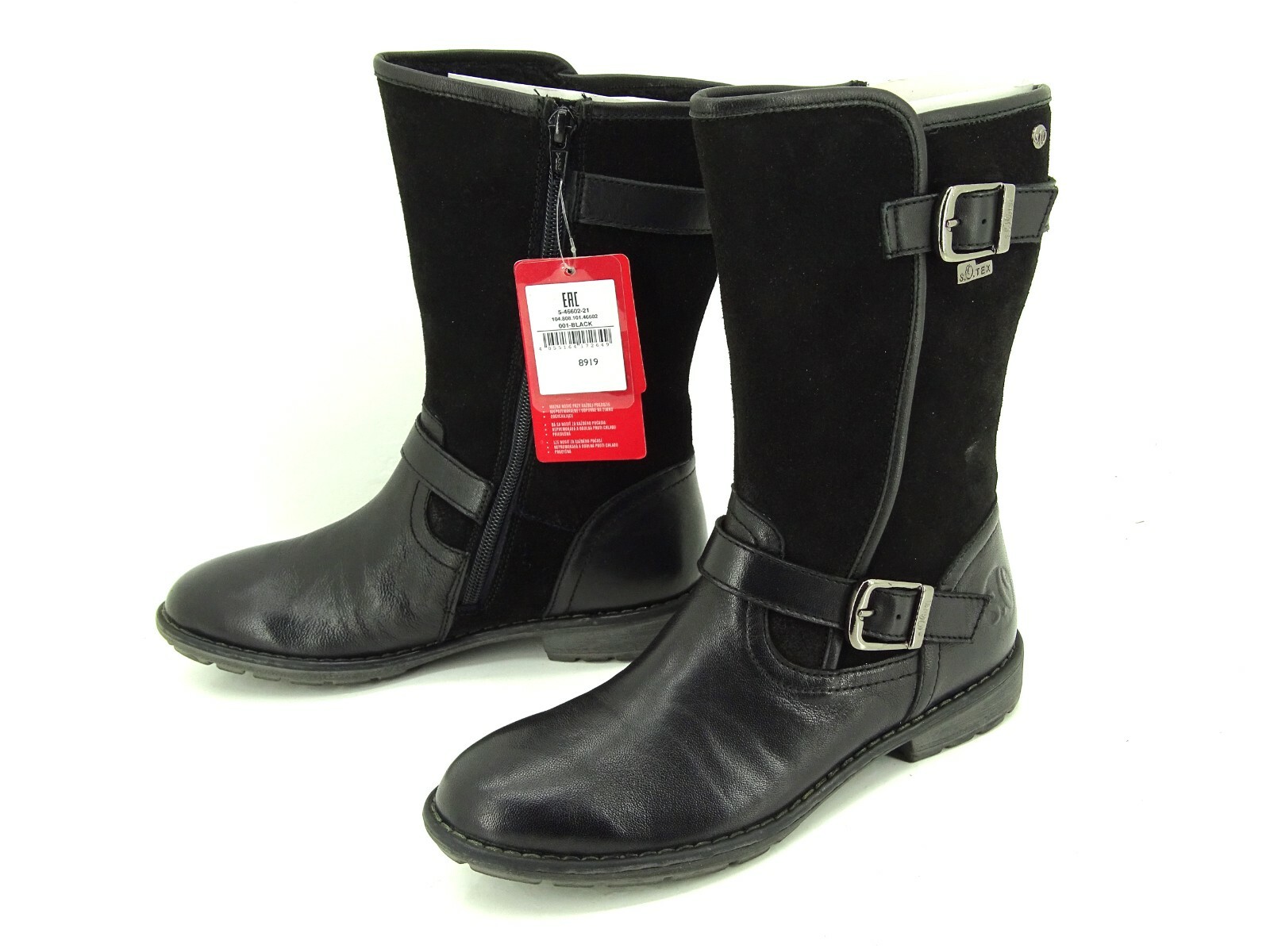 S.Oliver Biker Boots Shoes Warm Lining Snow Boots Ankle Boots Size 36