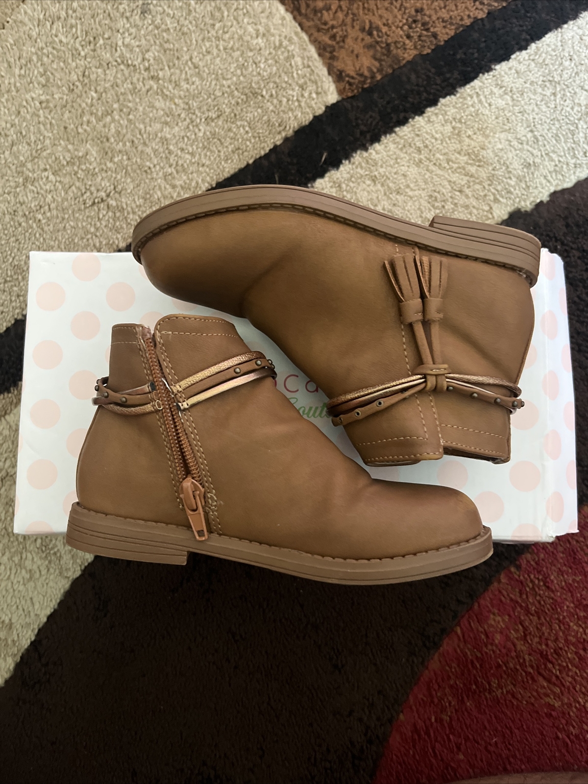 Lil Janie Cognac Girls Boots