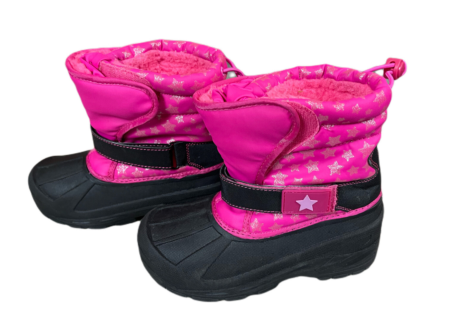 ATHLETA TODDLER GIRLS PINK RUE 3 PINK/BLACK WINTER BOOTS SIZE 2