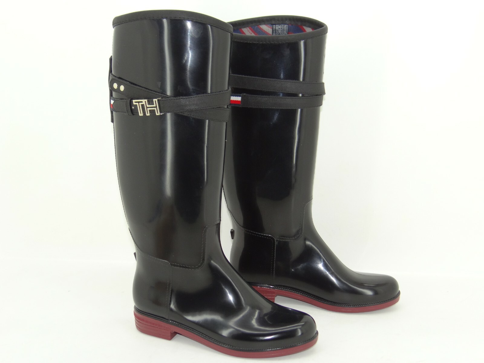 Tommy Hilfiger TH HARTWARE Rubber Boots Shoes Rain Rubber Boots Size 37