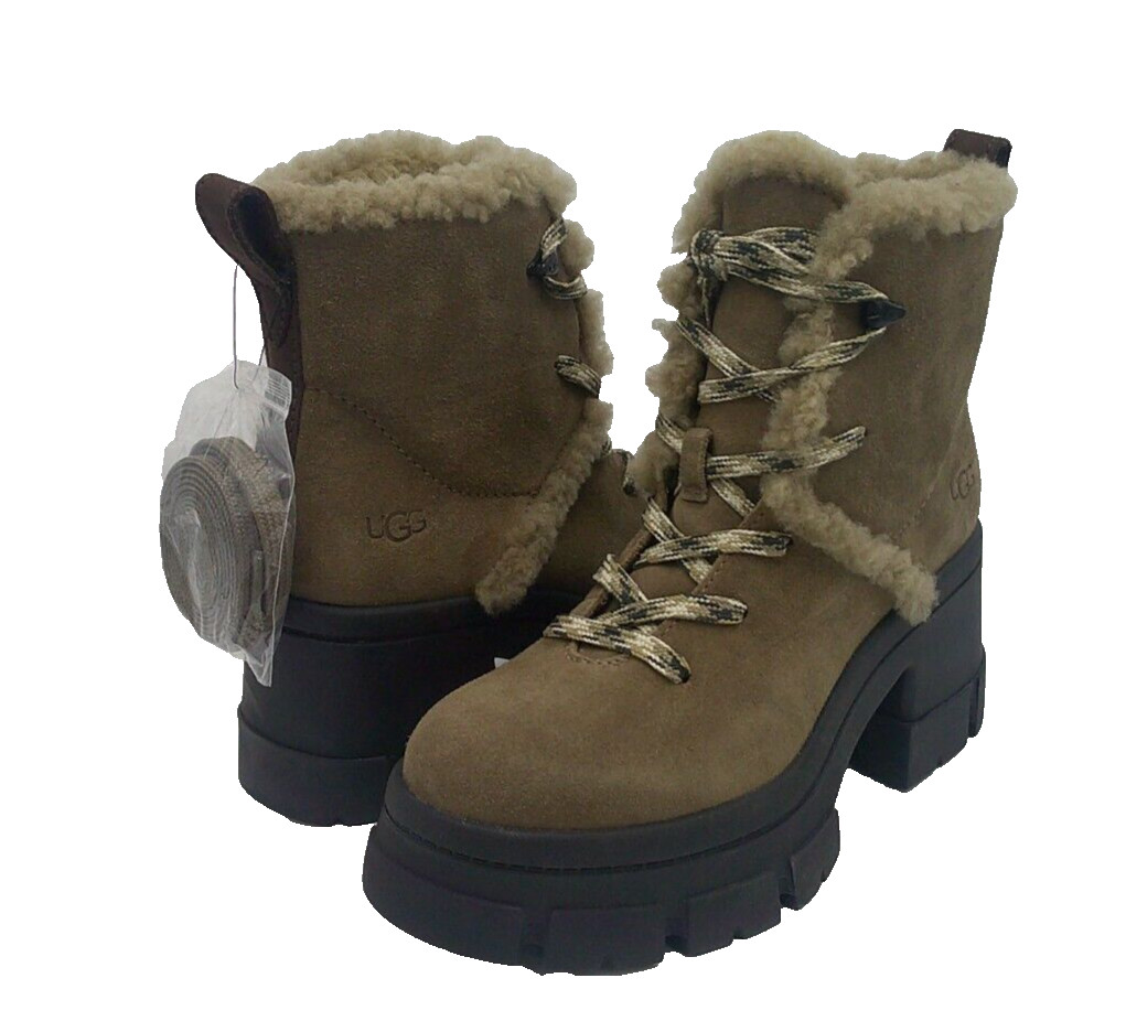 UGG BROOKLYN HIKER WOMEN BOOTS SUEDE HICKORY US 10 /UK 8 /EU 41