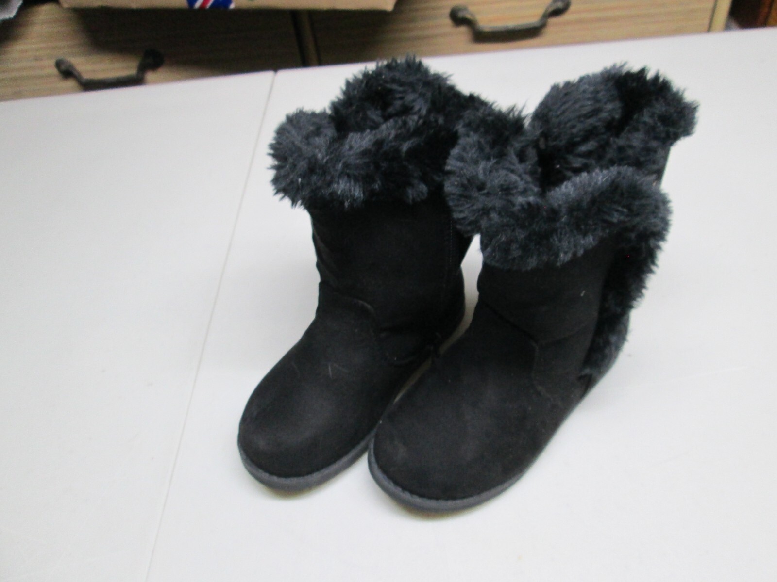 Cat And Jack Girls Boots Toddler Size 10 Black