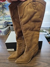 NINE WEST	KLIVA2-TAN Women Boots Size 6M New In Box! MSRP $149.99 🔥