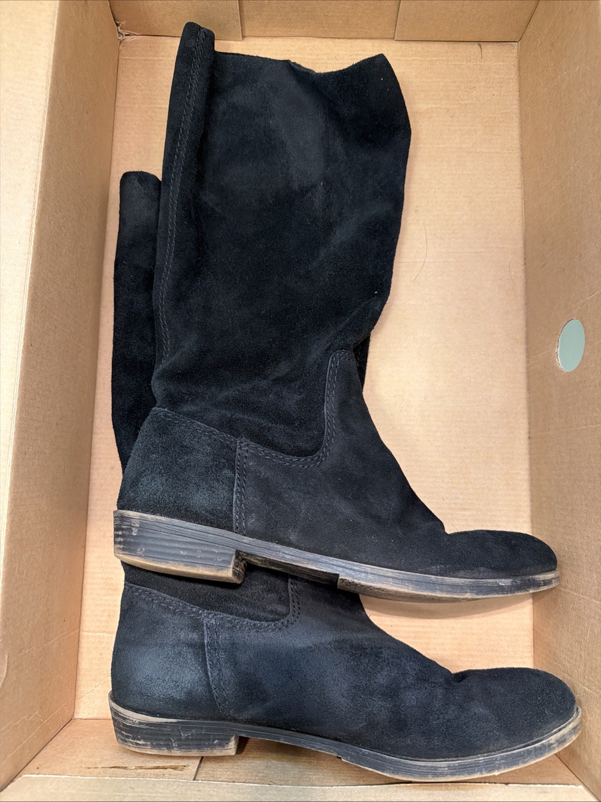 Nine West Women Boots Black Size 7 Suede