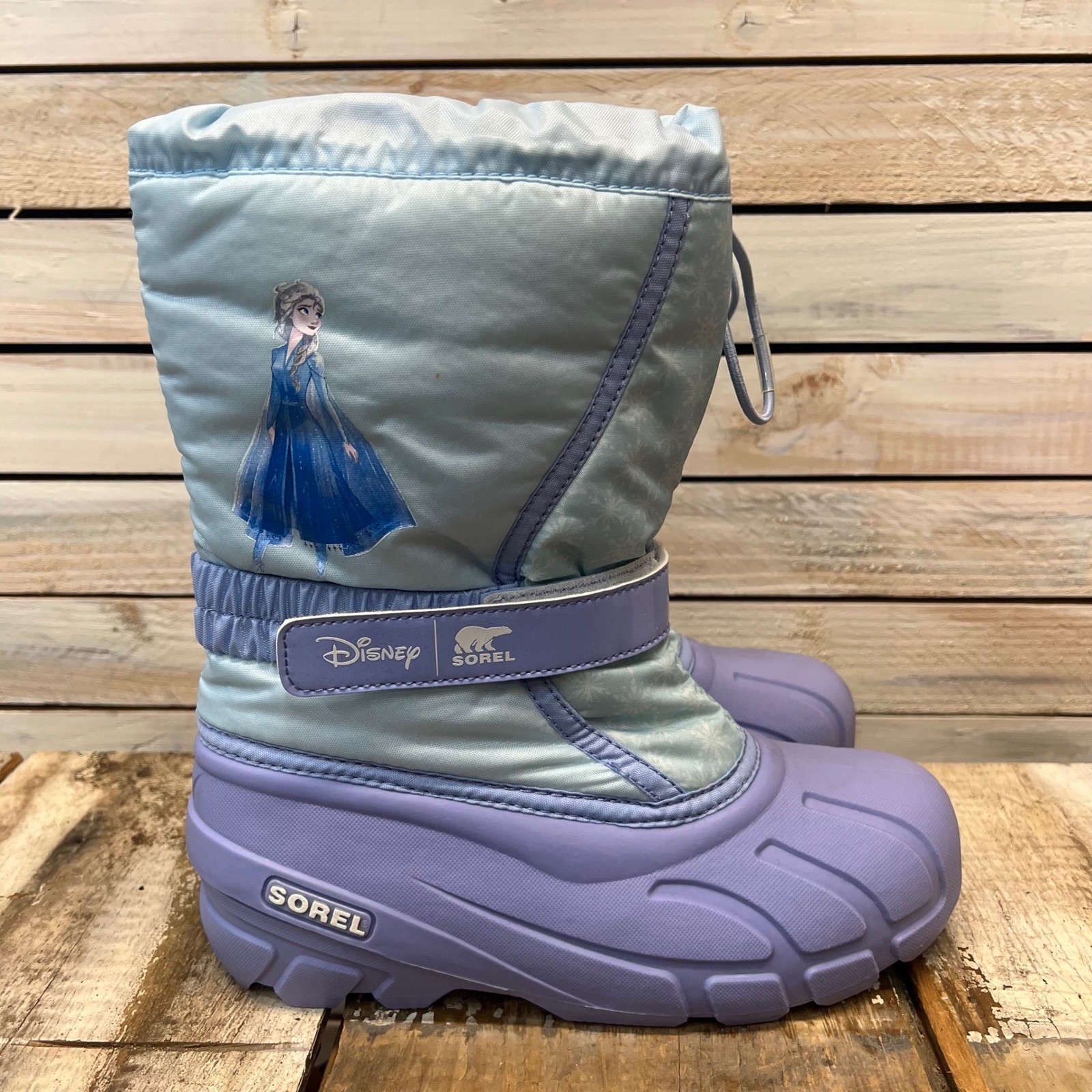Sorel Disney Frozen 2 Elsa Flurry Snow Boots Girls Winter Waterproof Size 5