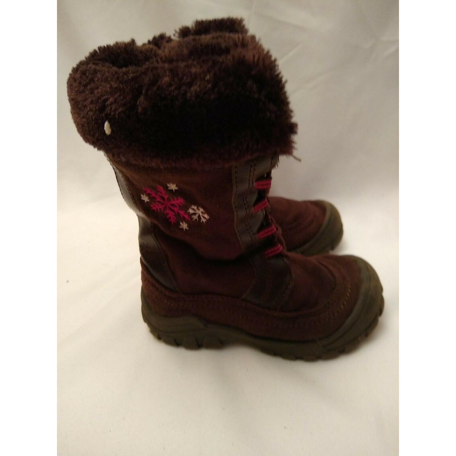 Osh Kosh BGosh Little Girls Boots Anita-12 Brown Size 6 Winter