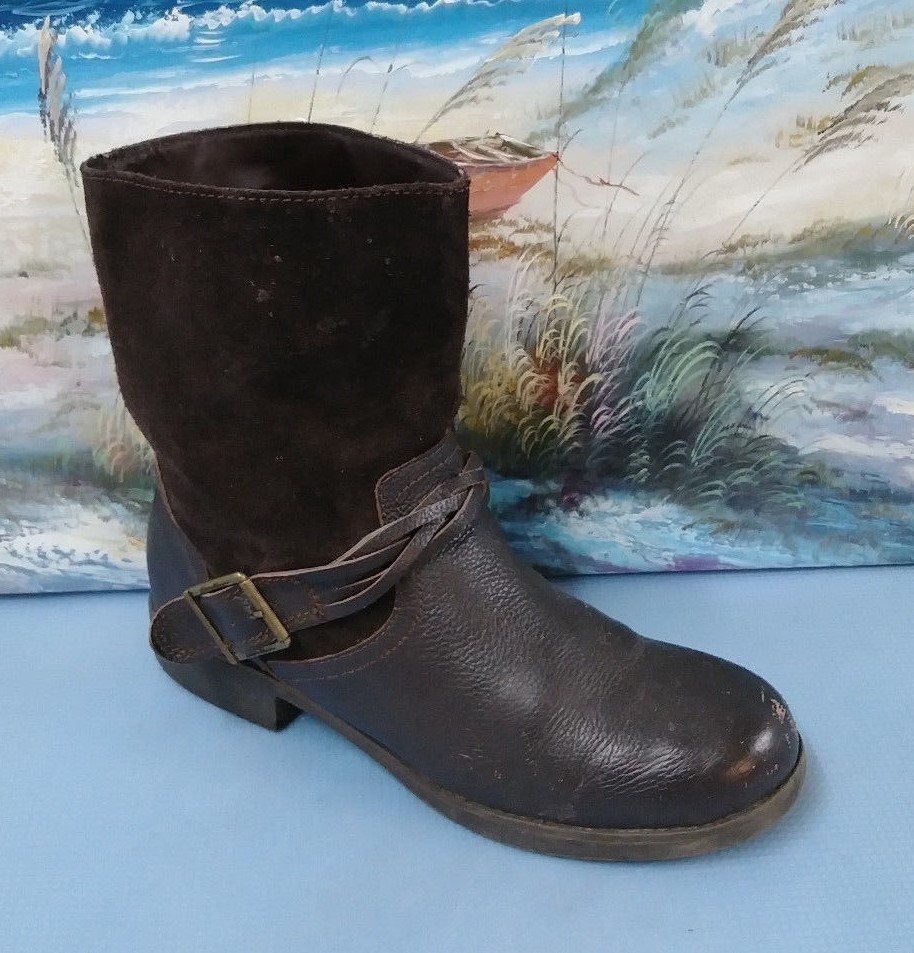 EDDIE BAUER Leather Women Boots 9.5