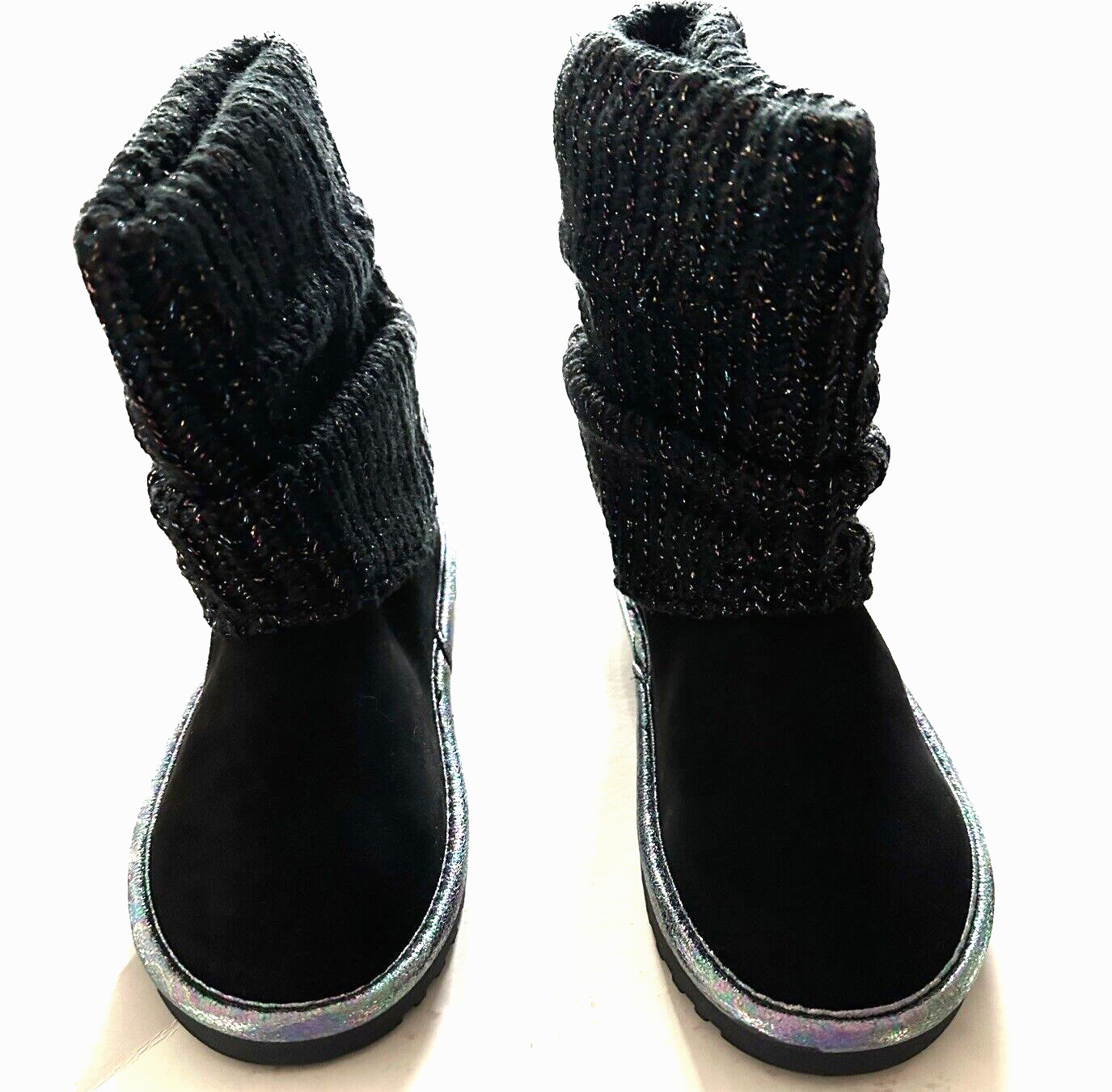 New Girls Boots Knit Top In Box  Size 3 SO Mandy