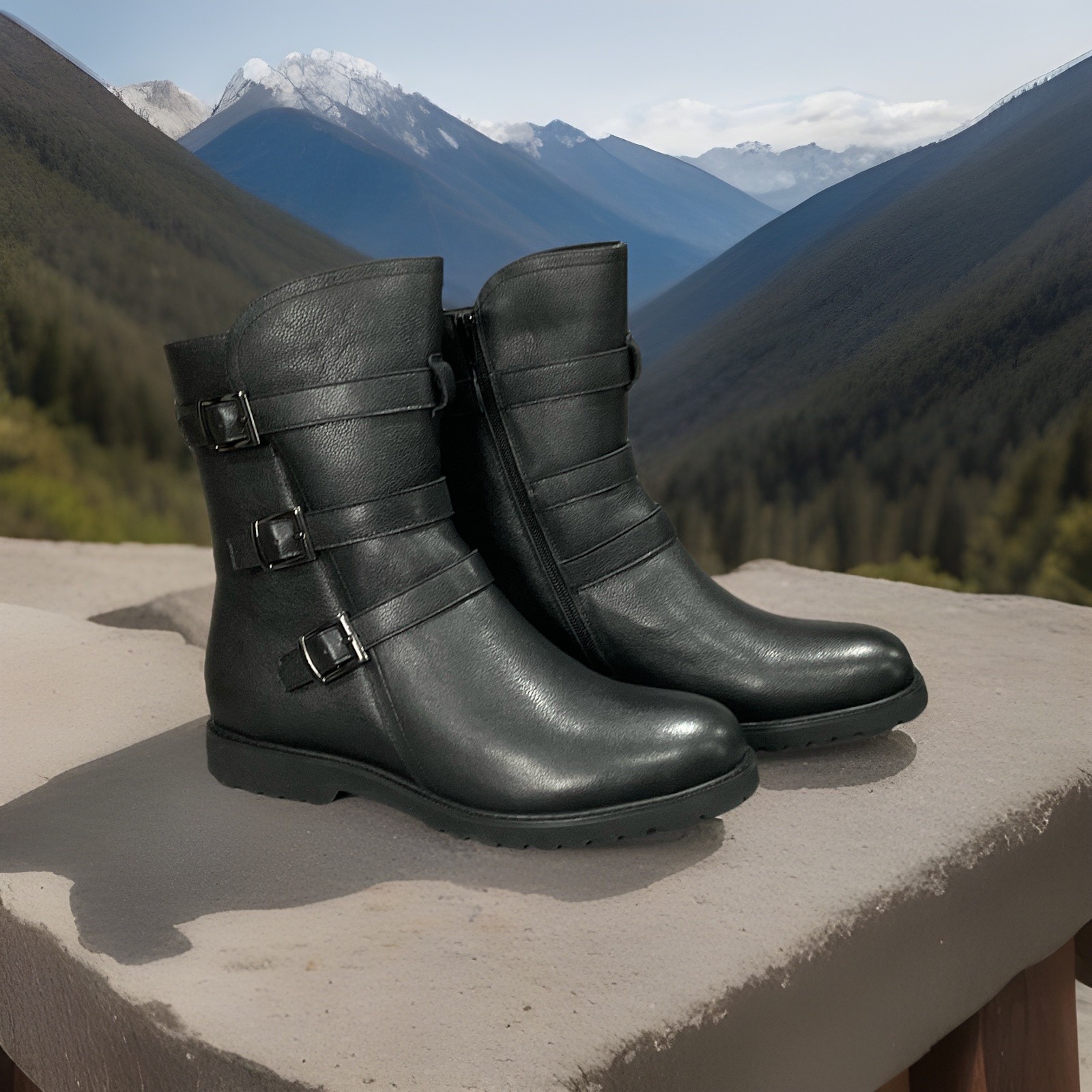 David Tate Blast Black  Women Boots Size 11 M