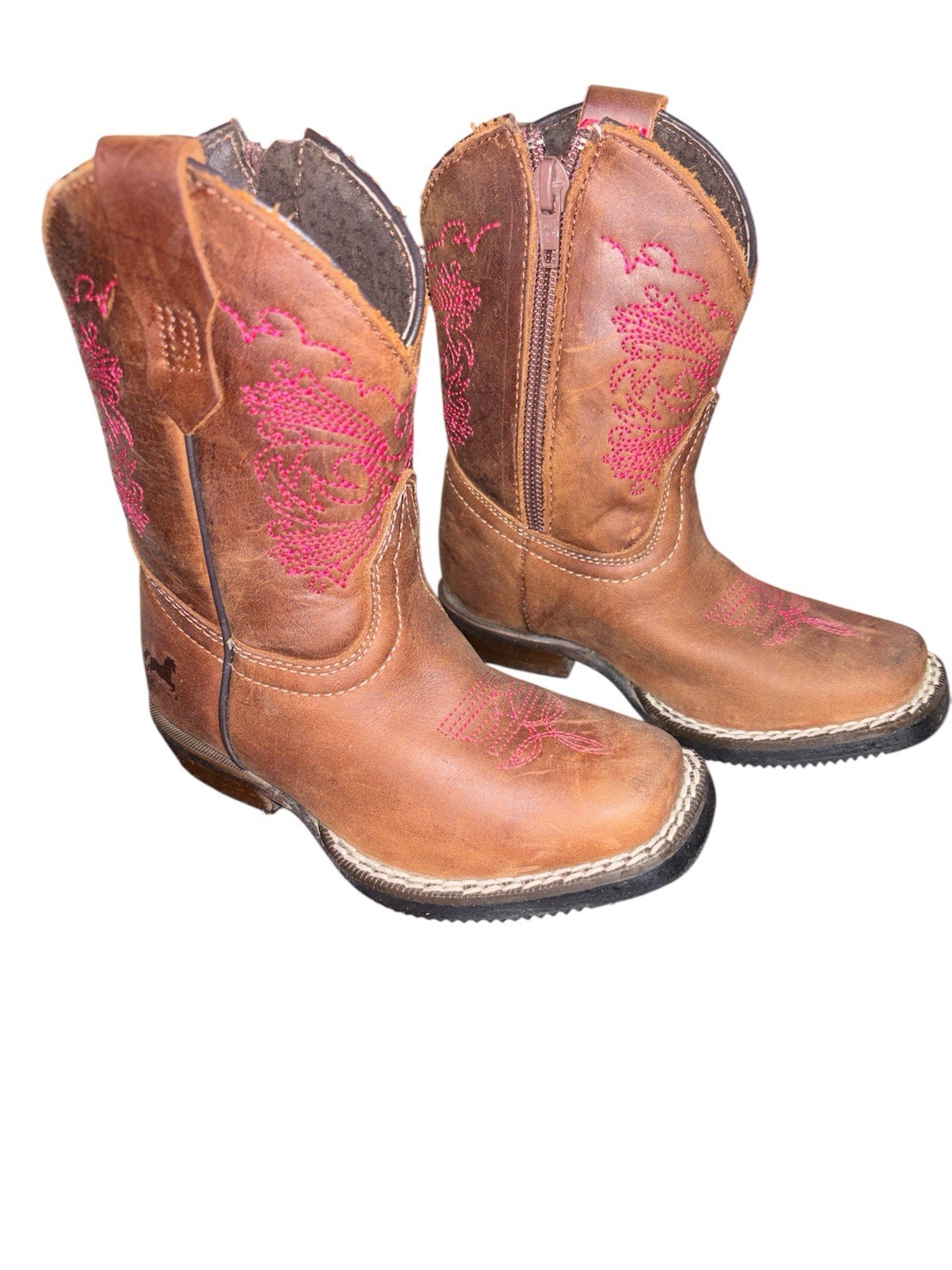 Pecos Bills Jr Size 9.5  100% leather