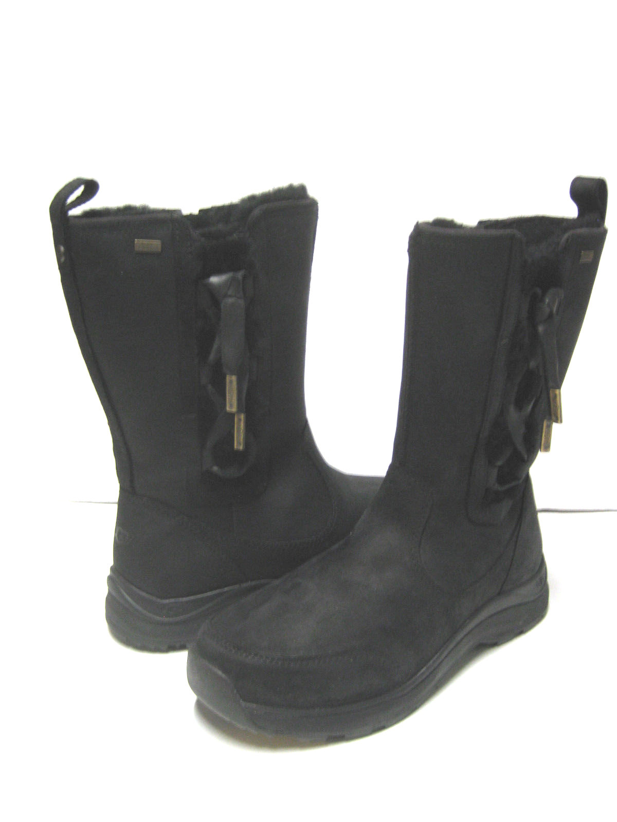 UGG SUVI WATERPROOF WOMEN WINTER BOOTS LEATHER BLACK US 9.5 /UK 8 /EU 40.5