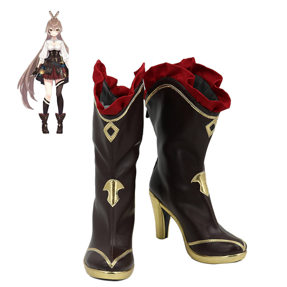 Nanashi Mumei Shoes Cosplay Women Boots
