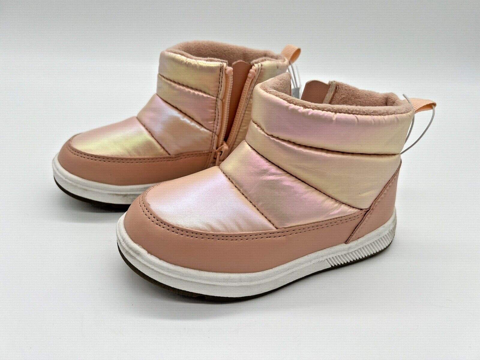 Kids Jule Pink Blush Puffer Girls Boots – Cat & Jack 5 Big Kid