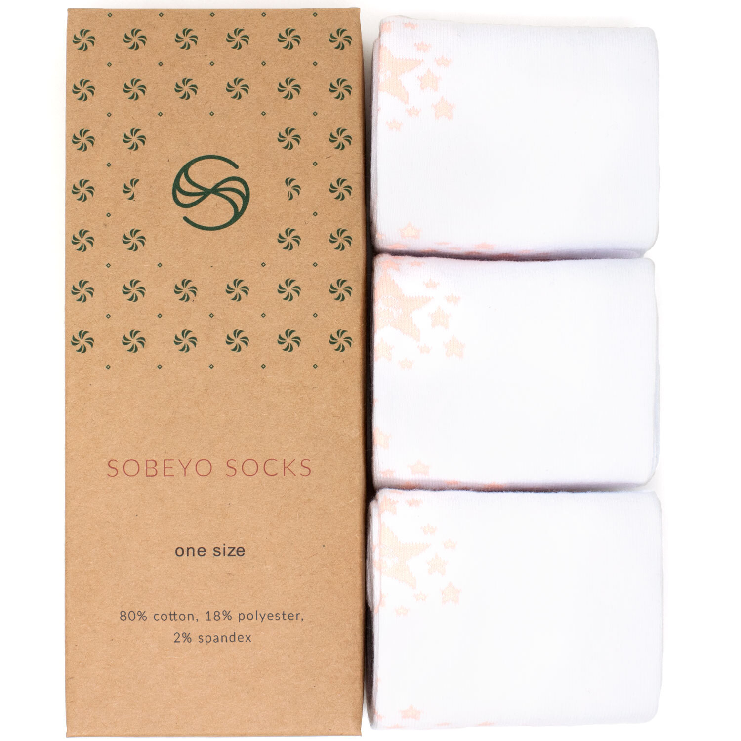 SOBEYO Girl’s Socks Knee High Soft Cotton Falling Star Fashion Sock Pink