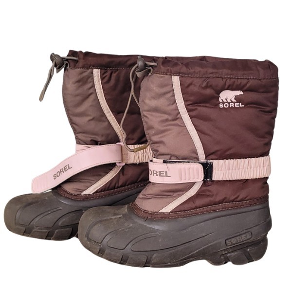 Sorel Insulated Warm Winter Snow Women Boots Waterproof Size 4 Preowned