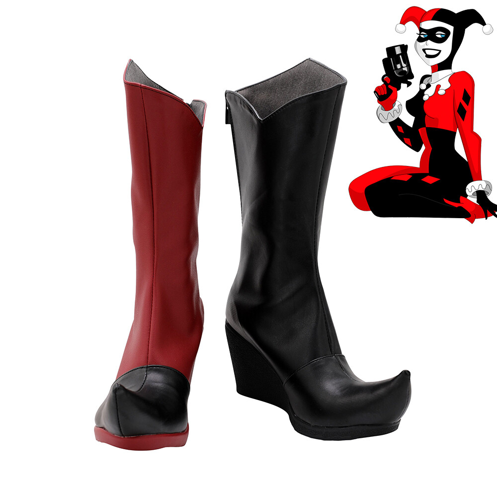 Harley Quinn Shoes Cosplay Women Boots Ver 2