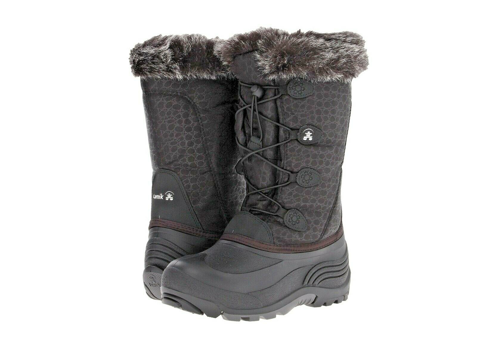 Girls Kamik WINTER SNOW Black Boots * GYPSY Girls SZ13 Comfort Rated -40°F/-40°C