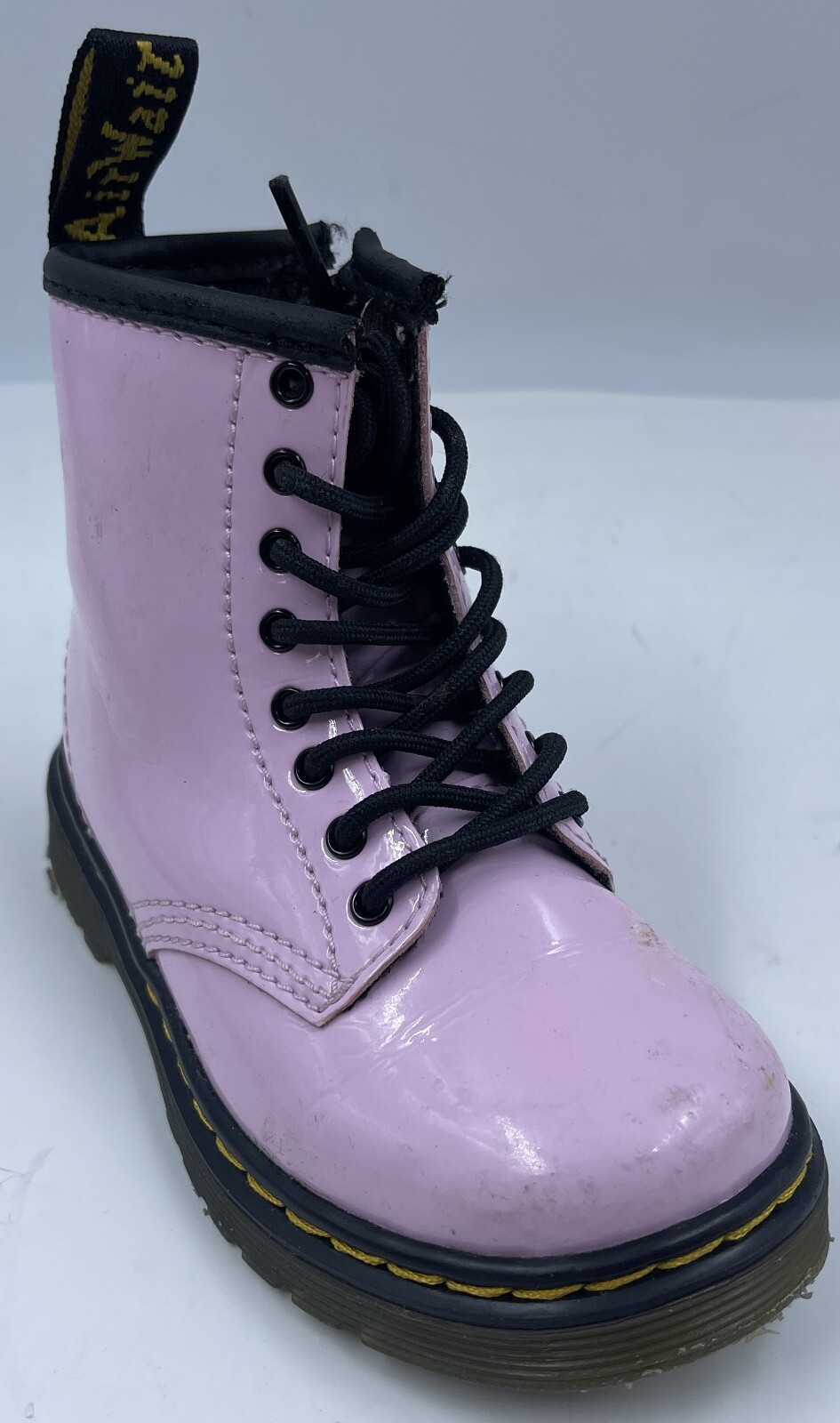 Dr. Martens Pascal 1460 T Little Girls Boots Size 7 Pink Leather Ankle Boots