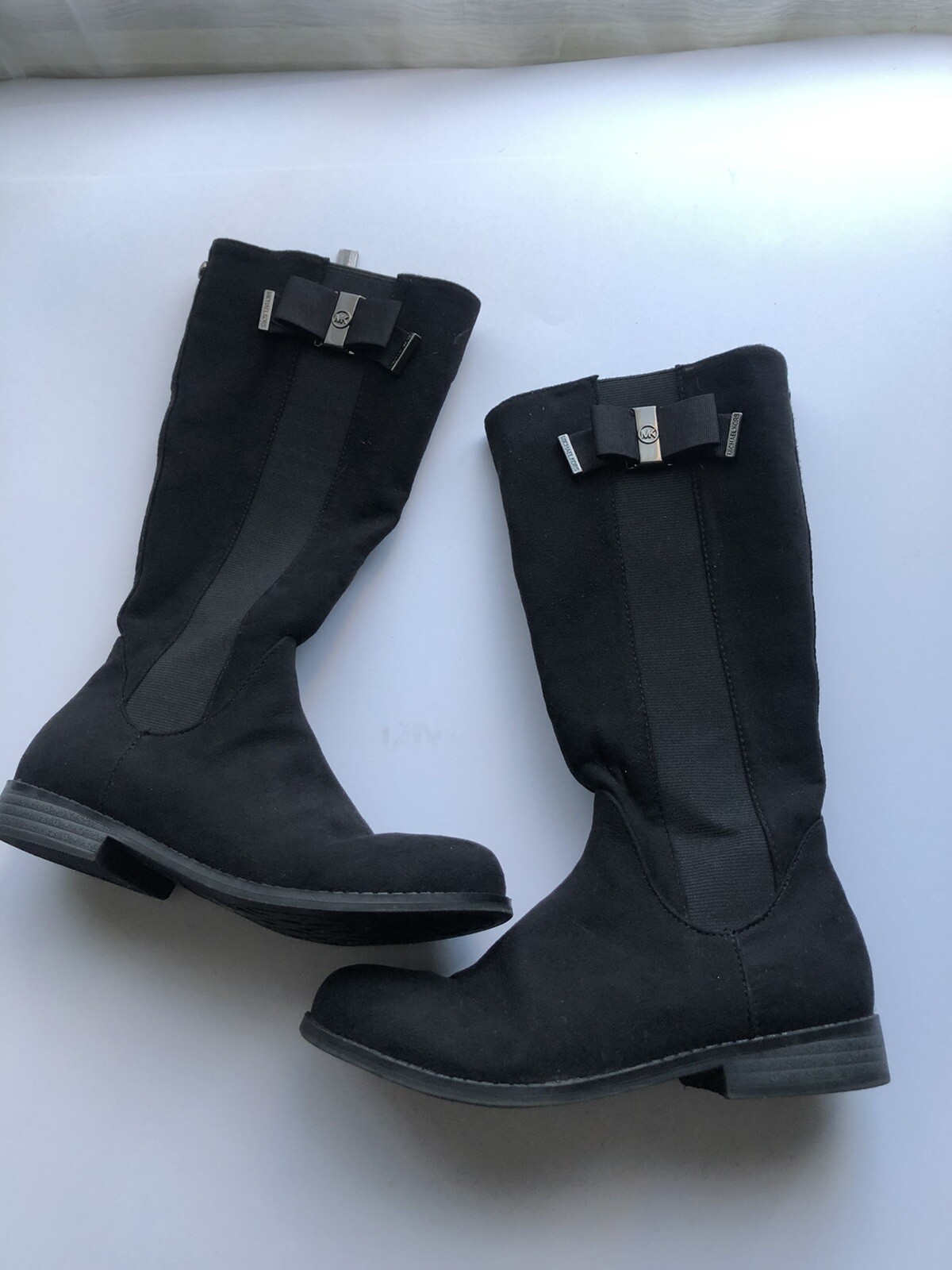Michael Kors Girls Boots, Emma Valley, Black, size 1