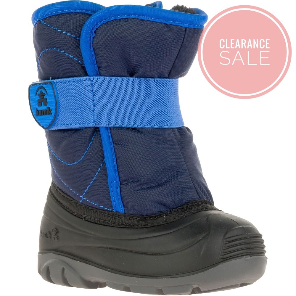 Kamik Snowbug3 Boy Girl Winter Boots Insulated Waterproof Toddler Sz 5 Blue NIB