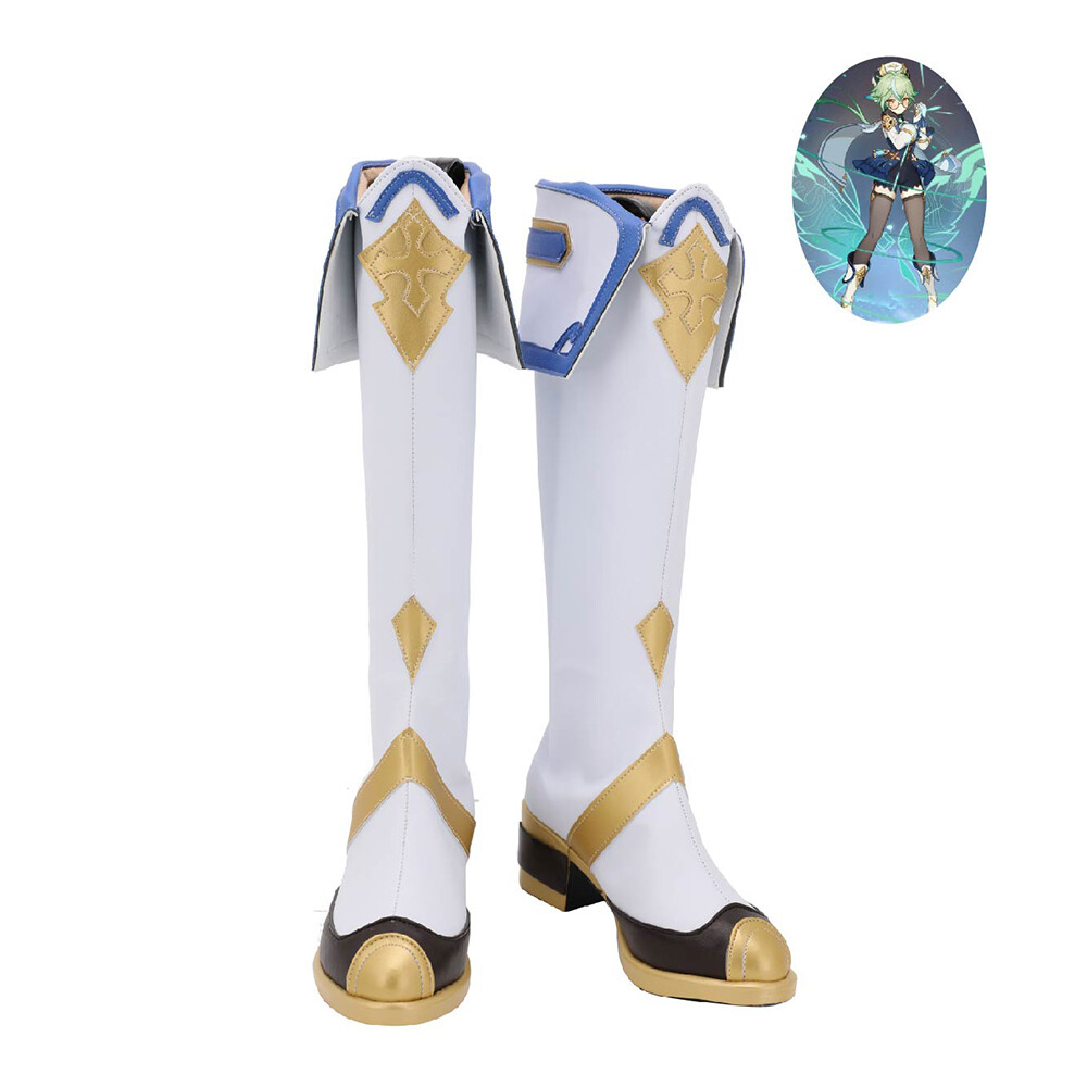 Genshin Impact Sucrose Shoes Cosplay Women Boots