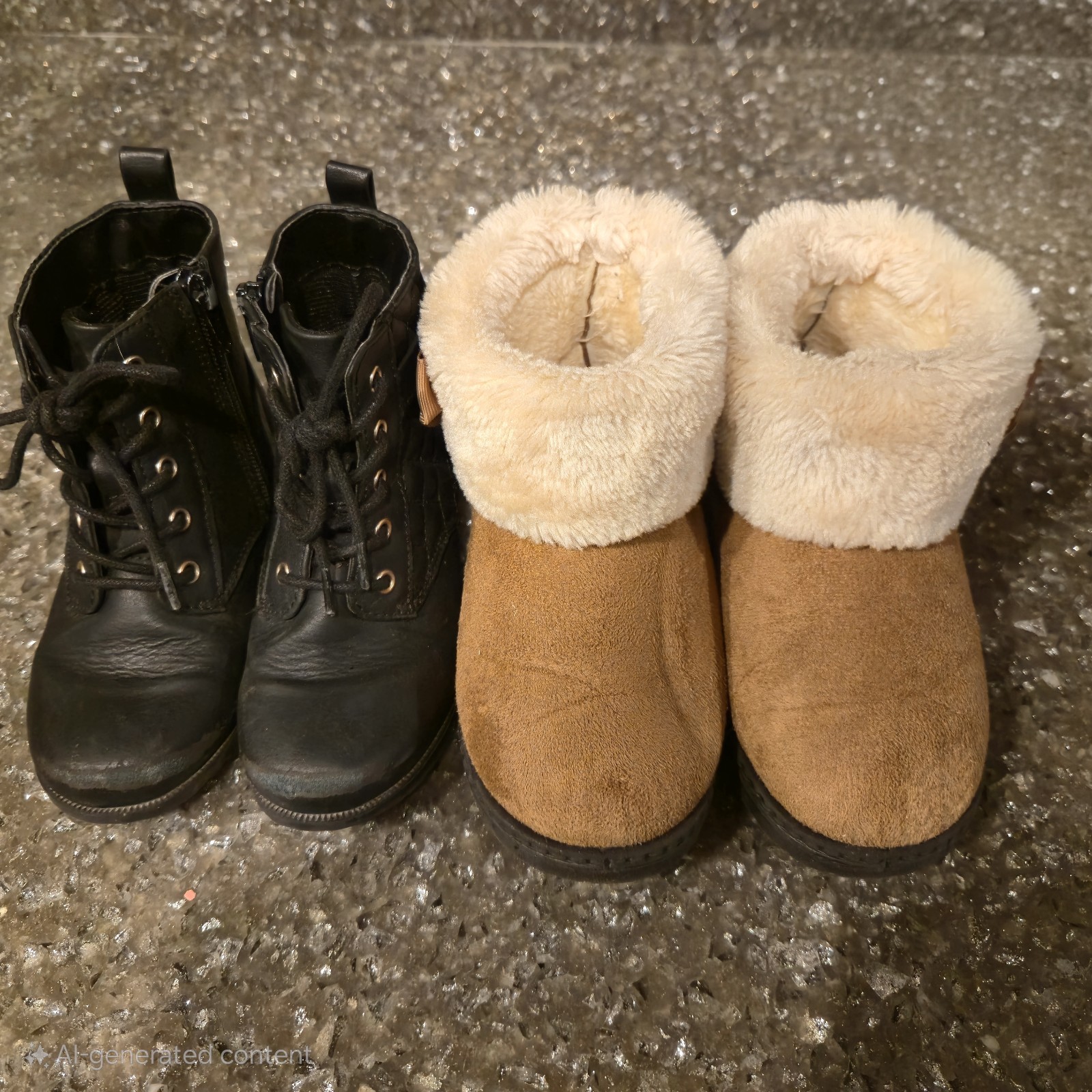 Girls Boots 2 Pair Toddler Sz 9 Childrens Place