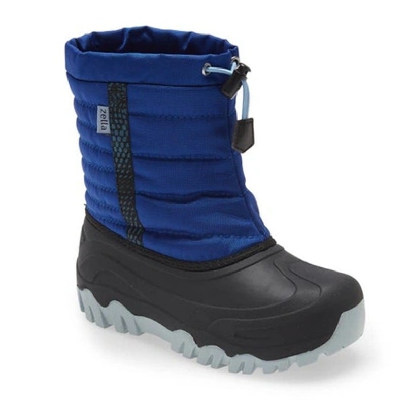 ZELLA Ortholite Water Resistant Outdoor Mid-Calf Winter Boots Blue Kids’ 2M NWT
