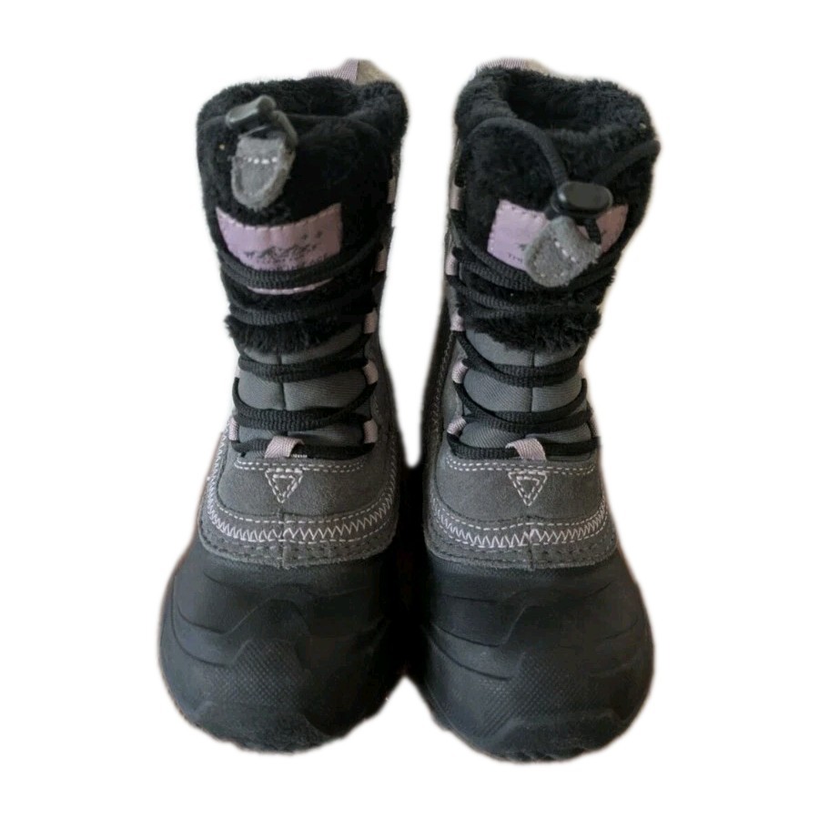 The North Face Girls’ Winter Boots  Heat Seeker Purple and Black Toddler Size 1