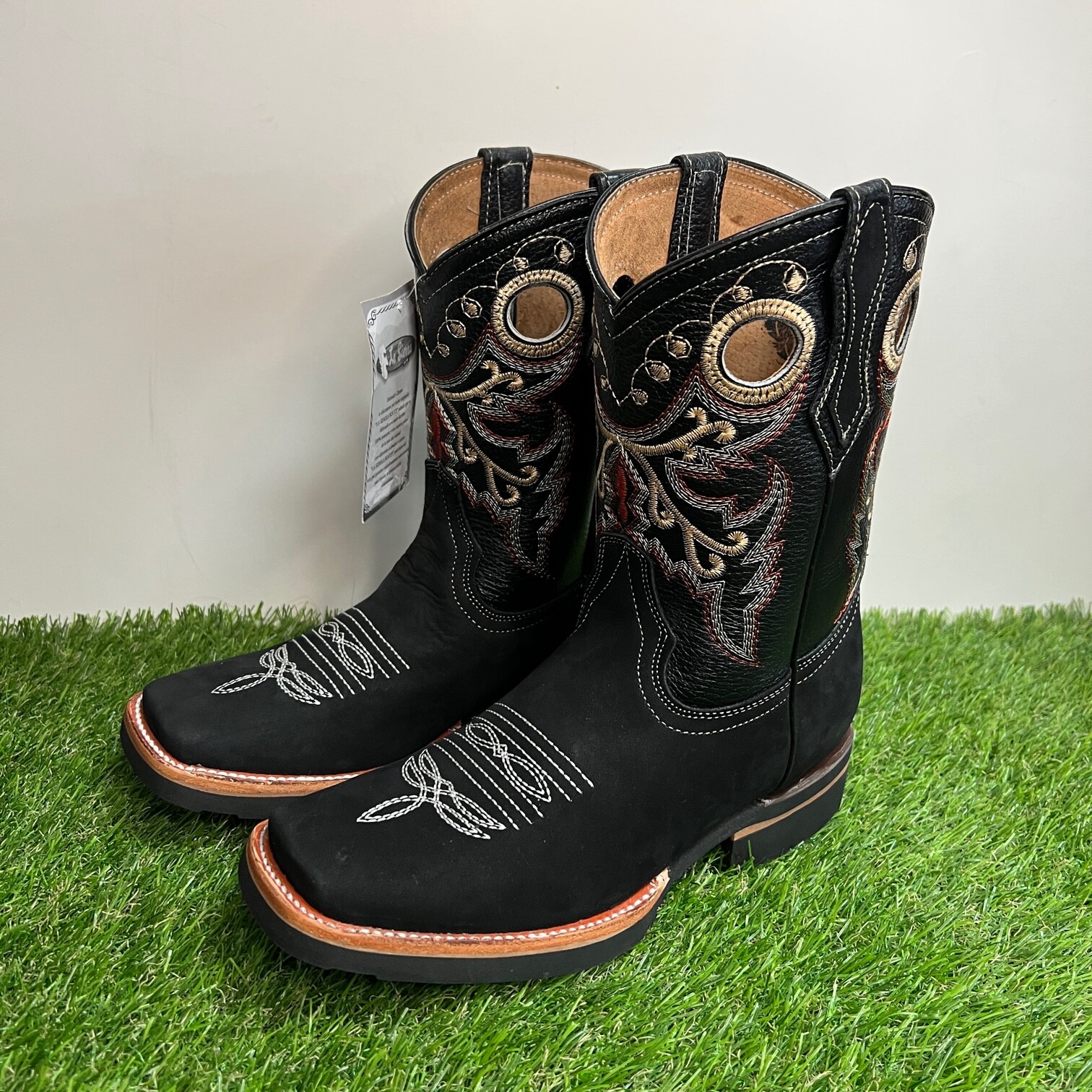 Womens Embroidered Cowgirl Western Square Toe Rodeo Boots Bota Vaquera Dama 700