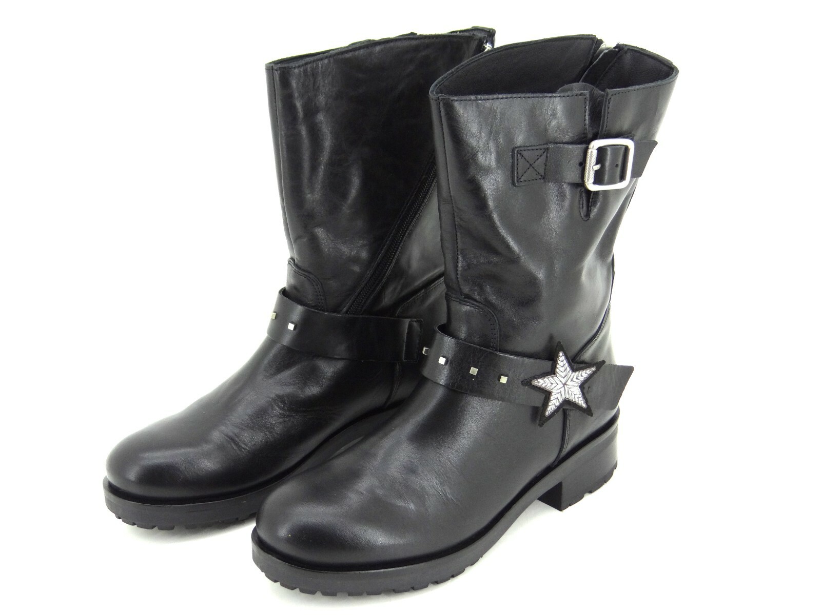 Tommy Hilfiger Shoes Biker Women Winter Boots Ankle Boots Size 37 New