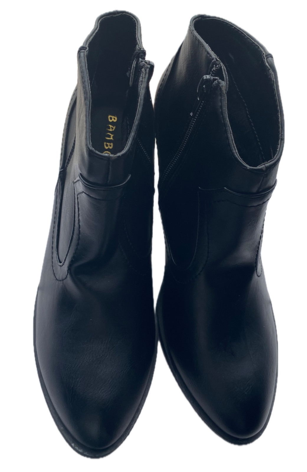 NWT Bamboo Rebel Size 8.5 Chunky Heels Woman Boots