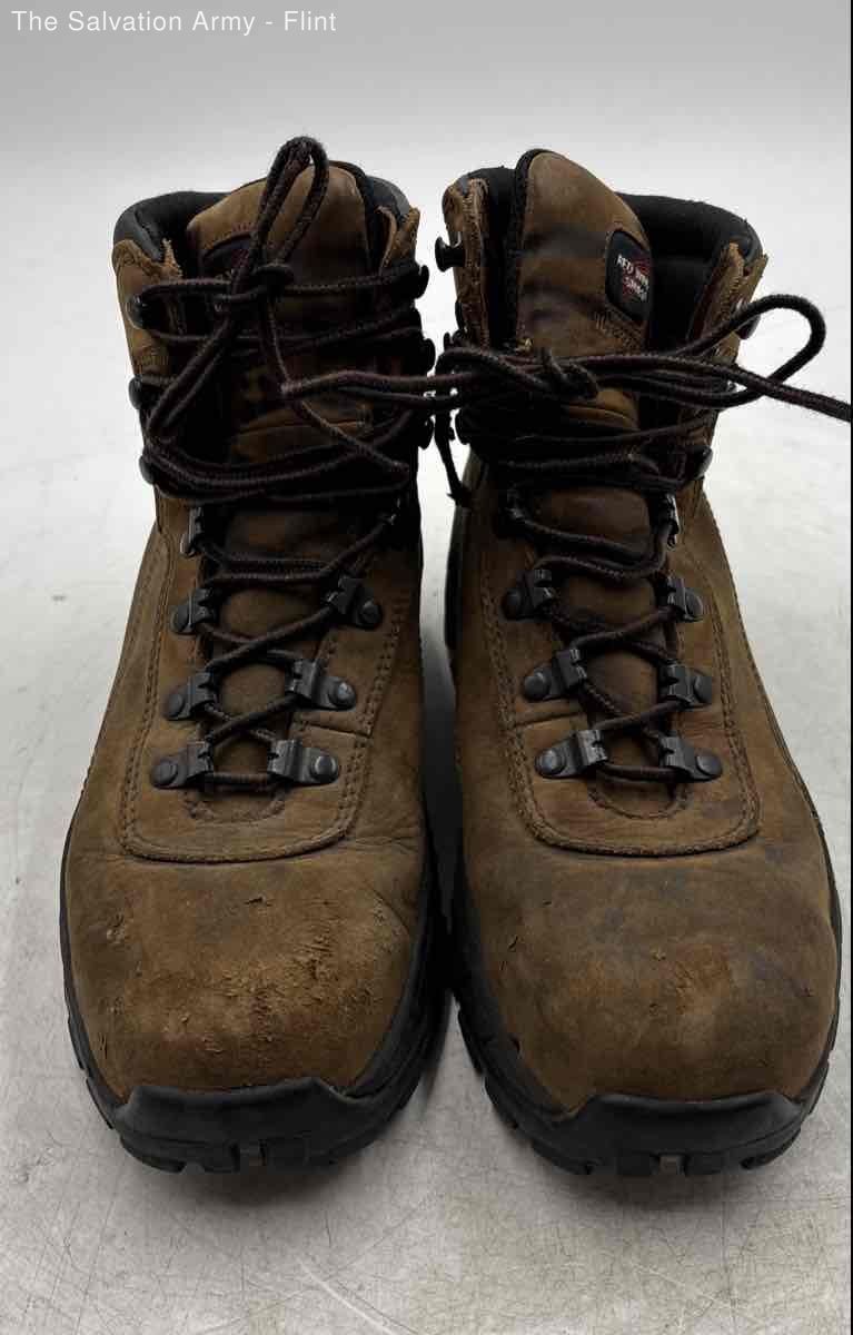 Red Wing Shoes Womens Brown Leather Lace-Up Ankle Work Boots Size 6B