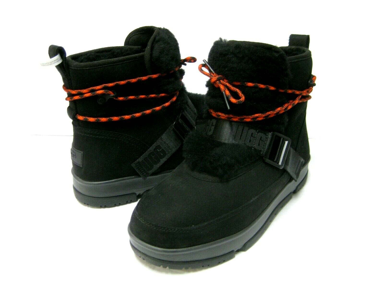 UGG CLASSIC WEATHER HIKER WOMEN BOOTS SUEDE BLACK US 9.5 /UK 7.5 /EU 40.5
