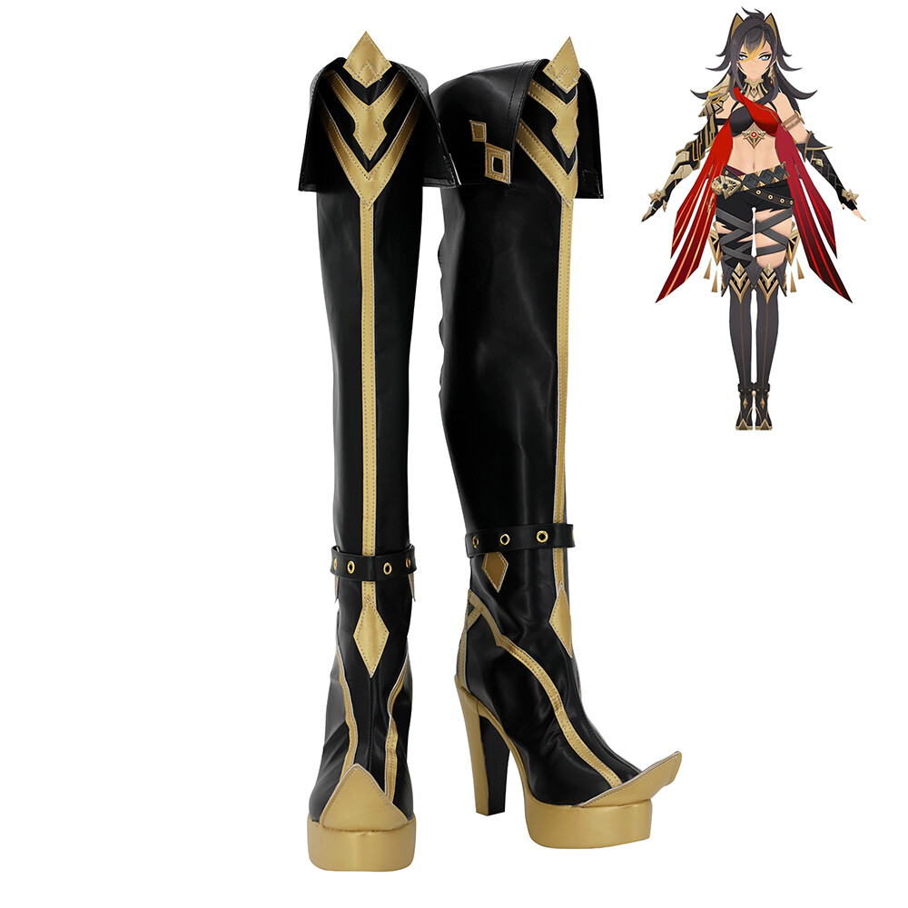 Genshin Impact Dehya Shoes Cosplay Women Boots