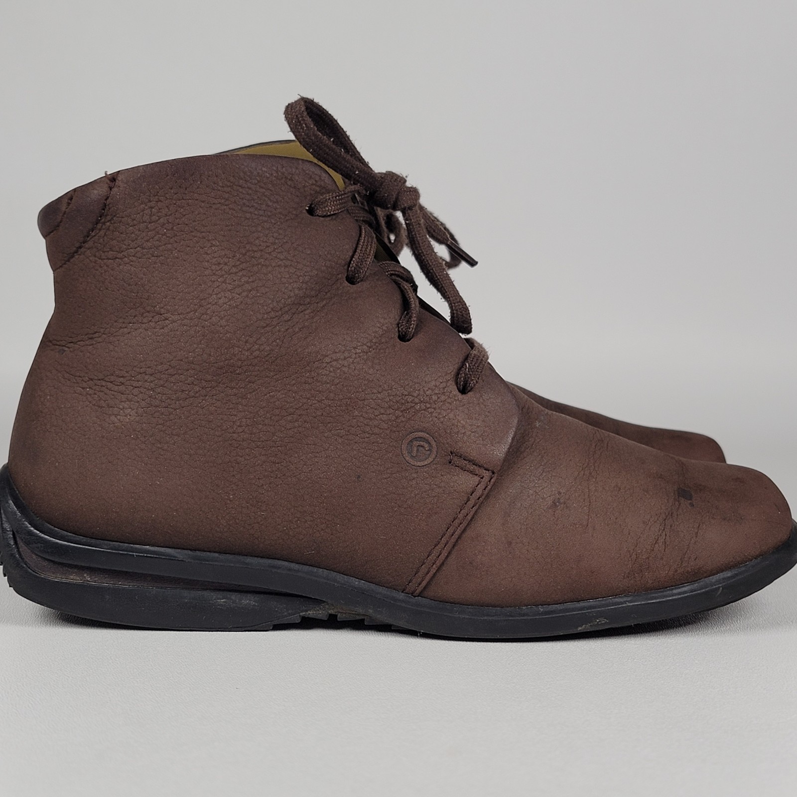 Rockport Women Boots 7M Maroon Leather Lace Up Casual Comfort Ankle Bootie Shoes