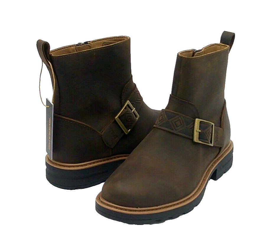 TEVA ROWENA BUCKLE WOMEN BOOT LEATHER BISON US 9 /UK 7 /EU 40